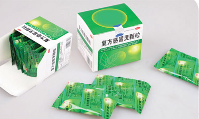 DZKL-100T全自動三邊封袋裝盒自動生產(chǎn)線（六拖一）樣品